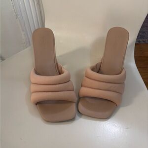 Chic Nude Mules by Open Edit